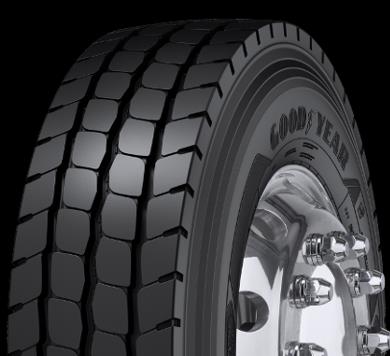 315/80R22,5 156/150K Goodyear OMNITRAC S HEAVY DUTY M+S 3PMSF STEER - Kuorma-auton renkaat - 261978 - 1