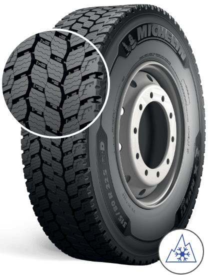 315/80R22,5 156/150L Michelin X MULTI GRIP D M+S 3PMSF DRIVE - Kuorma-auton renkaat - 288058 - 1