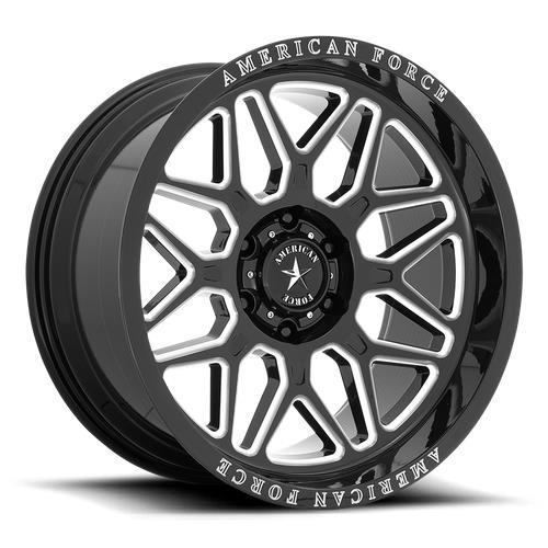 AC001 RUSH GLOSS BLACK MILLED 10x20 6/139,7 ET-18 CB78,1 60° - Alumiinivanteet - 290278 - 1