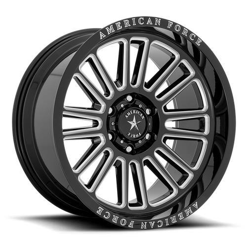 AC003 WEAPON GLOSS BLACK MILLED 10x20 6/139,7 ET-18 CB106,1 60° - Alumiinivanteet - 290288 - 1