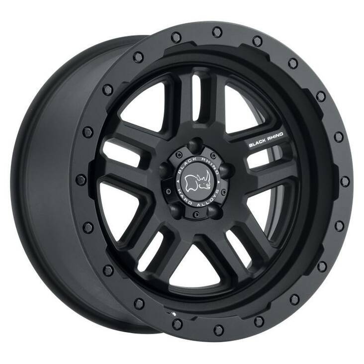 BARSTOW TEXTURED MATTE BLACK 9,5x20 6/139,7 ET12 CB112,1 60° - Alumiinivanteet - 292188 - 1