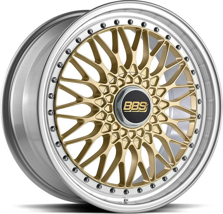 BBS Super RS Gold 8,5x19 5/112 ET48 CB82.0 60° - Alumiinivanteet - 22478 - 1