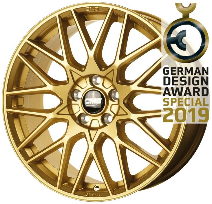 CMS C25 Gold Gloss 7x17 4/108 ET38 CB65,1 60° - Alumiinivanteet - 303338 - 1