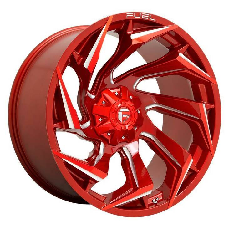 D754 REACTION CANDY RED MILLED 9x20 5/114,3/127 ET1 CB78,1 60° - Alumiinivanteet - 326058 - 1