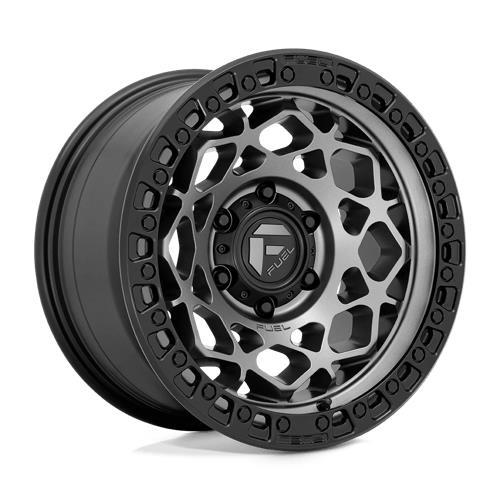 D784 UNIT GUNMETAL W/ MATTE BLACK RING 9x17 6/135 ET1 CB87,1 60° - Alumiinivanteet - 326318 - 1
