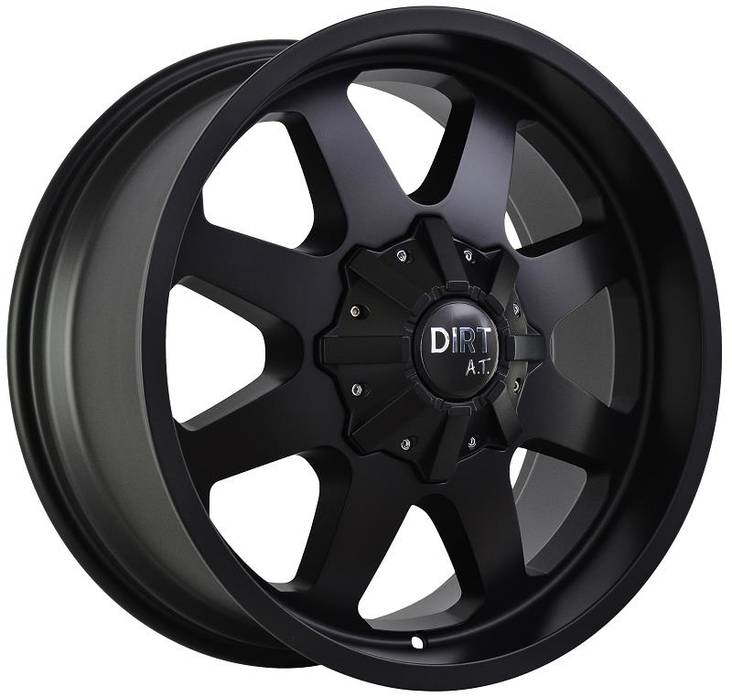D80 Flatblack 9x20 8/180 ET18 CB125,1 60° - Alumiinivanteet - 203678 - 1