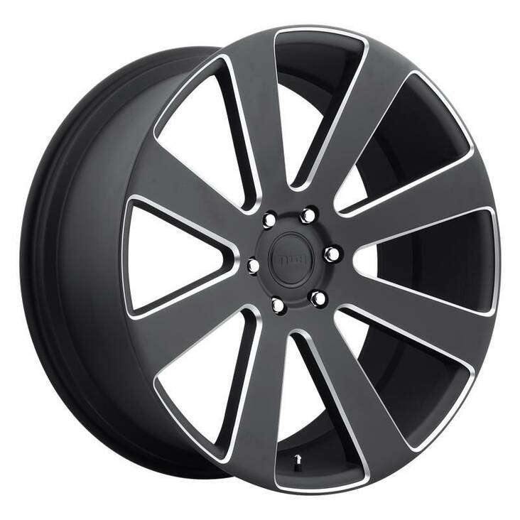 DC187 MATTE BLACK MILLED 10x26 6/139,7 ET30 CB78.1 60° - Alumiinivanteet - 251198 - 1