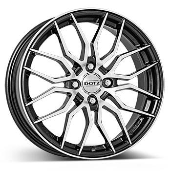 DOTZ LimeRock dark 6,5x16 4/108 ET20 CB65,1 60° - Alumiinivanteet - 258238 - 1