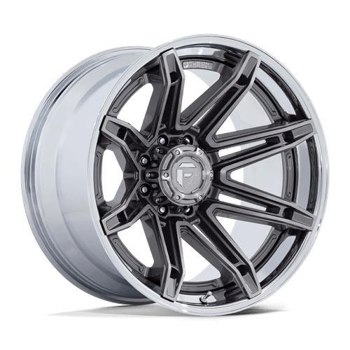 FC401 BRAWL PLATINUM W/ CHROME LIP 12x22 8/170 ET-44 CB125.1 60° - Alumiinivanteet - 338398 - 1