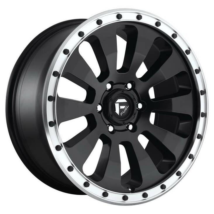 FC629 MATTE BLACK MACHINED RING 9x17 5/127 ET-12 CB78,1 60° - Alumiinivanteet - 247328 - 1