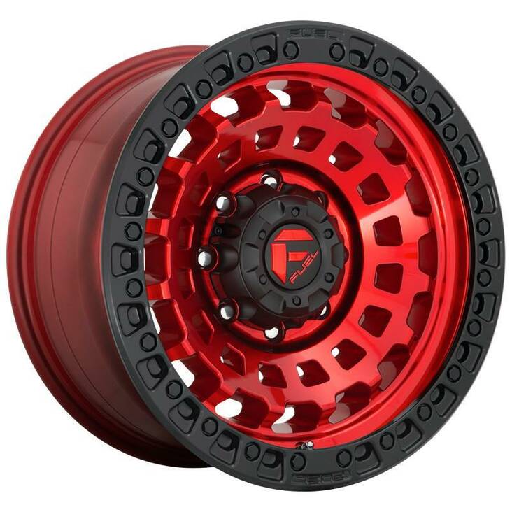 FC632 CANDY RED BLACK BEAD RING 9x17 5/127 ET1 CB71.5 60° - Alumiinivanteet - 247348 - 1