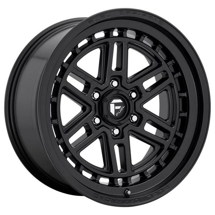 FC667 MATTE BLACK 9x17 6/135 ET1 CB87.1 60° - Alumiinivanteet - 245208 - 1