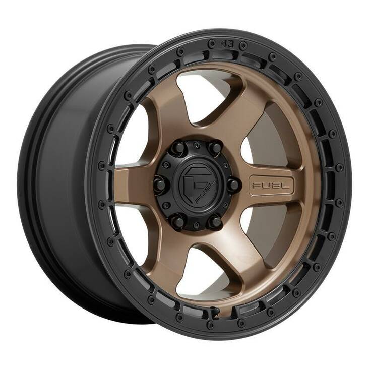 FC751 Matte Black With Black Ring 9x17 6/139,7 ET1 CB106,1 60° - Alumiinivanteet - 280998 - 1