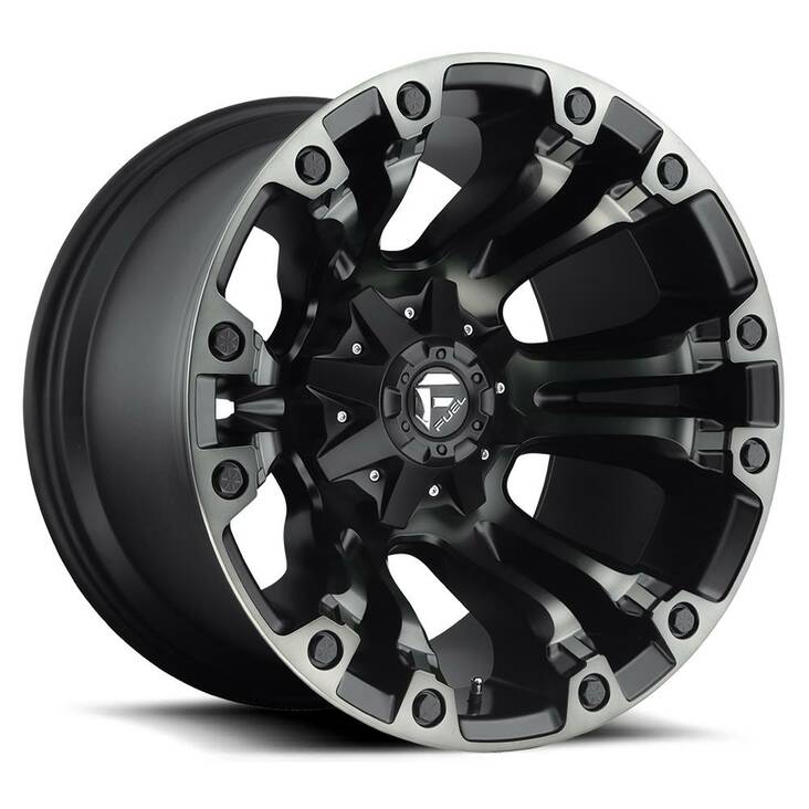Fuel Vapor D569 Black w/DDT 10x22 6/139,7 ET-19 CB106,1 60° - Alumiinivanteet - 317268 - 1