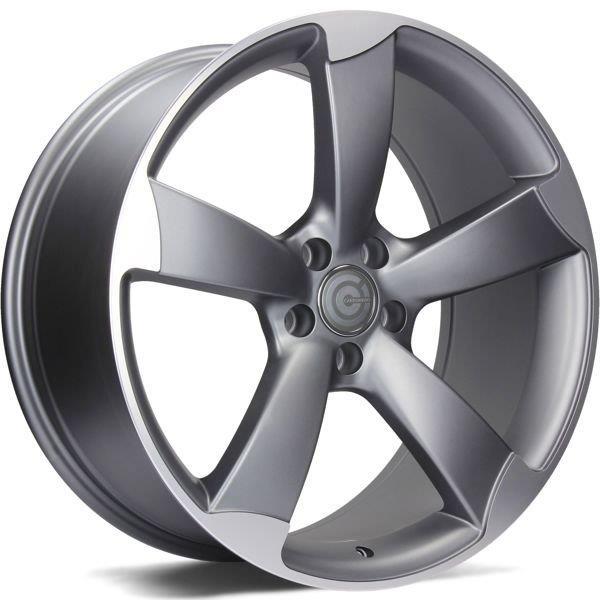Graphene Anthracite Front Polished 8,5x19 5/112 ET30 CB66.5 60° - Alumiinivanteet - 313518 - 1