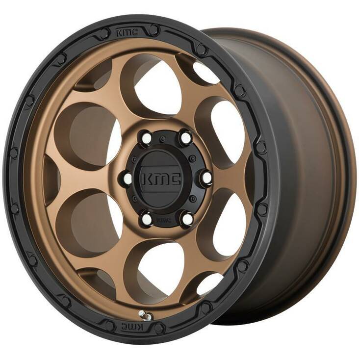 KM541 Matte Bronze With Black Lip 8,5x17 5/127 ET0 CB71.5 60° - Alumiinivanteet - 252838 - 1