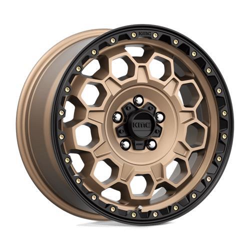 KM545 TREK MATTE BRONZE W/ BLACK LIP 8x17 5/108 ET38 CB72.6 60° - Alumiinivanteet - 326968 - 1