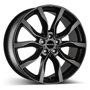 MAK Highlands Matt Black 9x18 5/120 ET48 CB72,6 Flat - Alumiinivanteet - 33868 - 1