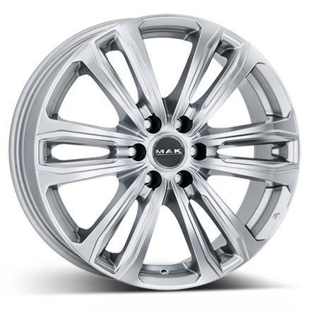 MAK Safari Silver 7,5x17 6/130 ET50 CB84,1 60° - Alumiinivanteet - 203028 - 1