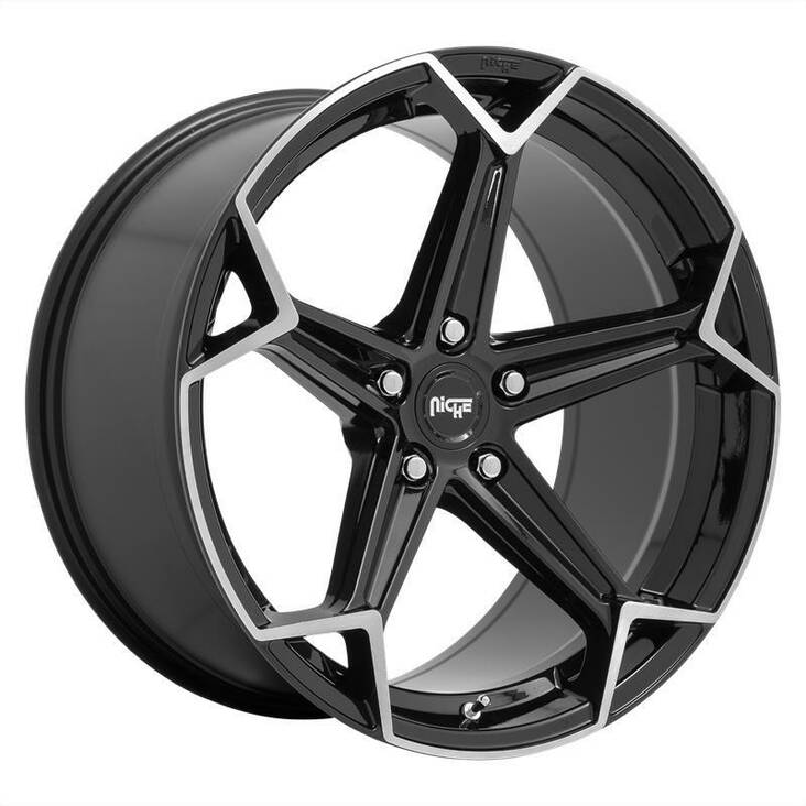 N259 ARROW GLOSS BLACK BRUSHED 10,5x20 5/112 ET40 CB66,5 60° - Alumiinivanteet - 290098 - 1