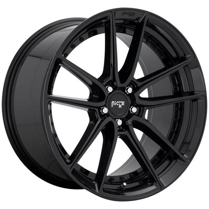 NC223 GLOSS BLACK 8x17 5/112 ET40 CB66.5 60° - Alumiinivanteet - 292948 - 1