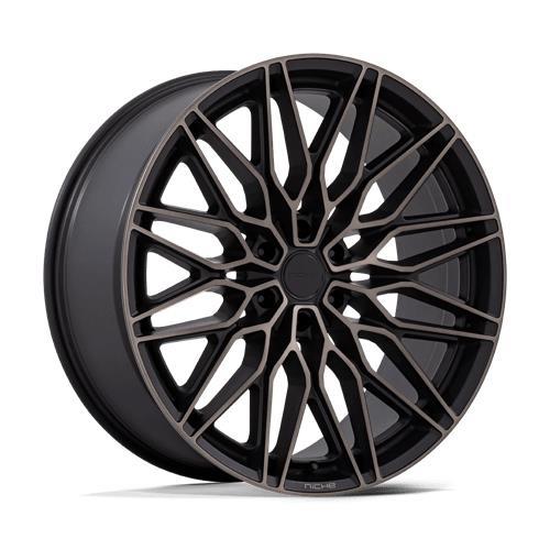 NC278 CALABRIA 6 MATTE BLACK MACHINED DARK TINT 10x24 6/135 ET30 CB87.1 60° - Alumiinivanteet - 331528 - 1