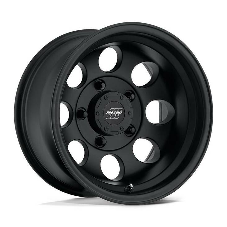PA69 VINTAGE FLAT BLACK 8x16 5/114,3 ET-12 CB83.1 60° - Alumiinivanteet - 335108 - 1