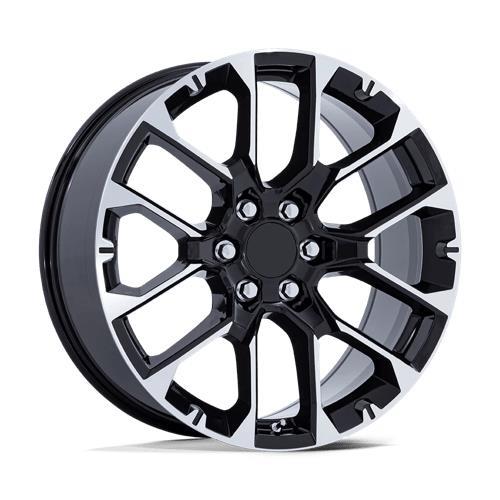 PR224 GLOSS BLACK W/ MACHINED FACE 9x22 6/139,7 ET28 CB78.1 60° - Alumiinivanteet - 331258 - 1