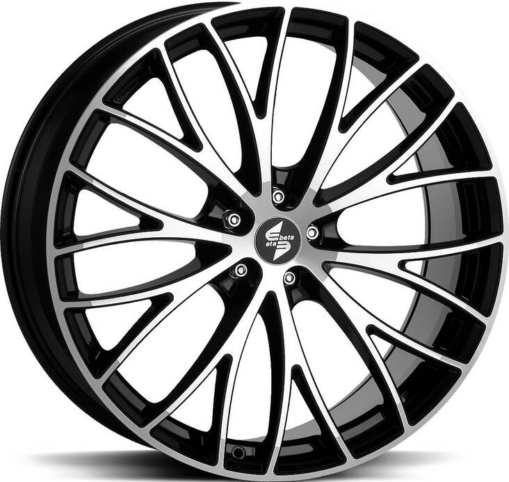 Piuma Black Matt Full Polish 8,5x19 5/110 ET35 CB78,1 60° - Alumiinivanteet - 261028 - 1