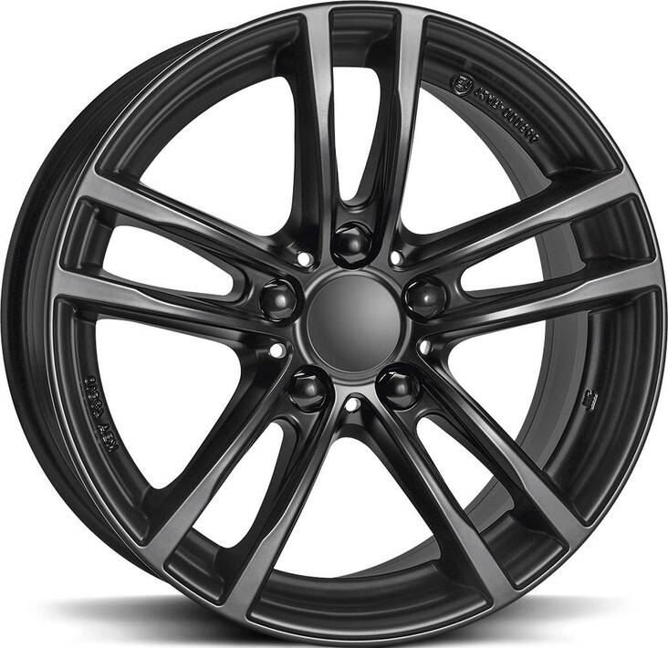 RIAL X10 Racing Black 7x16 5/112 ET52 CB66.7 60° - Alumiinivanteet - 29368 - 1