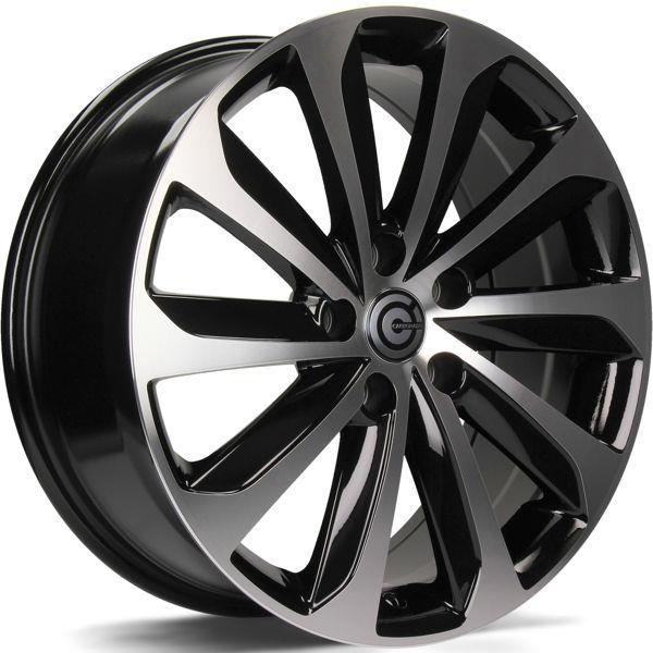 Razor Czarne Polerowany Front 7x17 5/114,3 ET40 CB73,1 60° - Alumiinivanteet - 313538 - 1