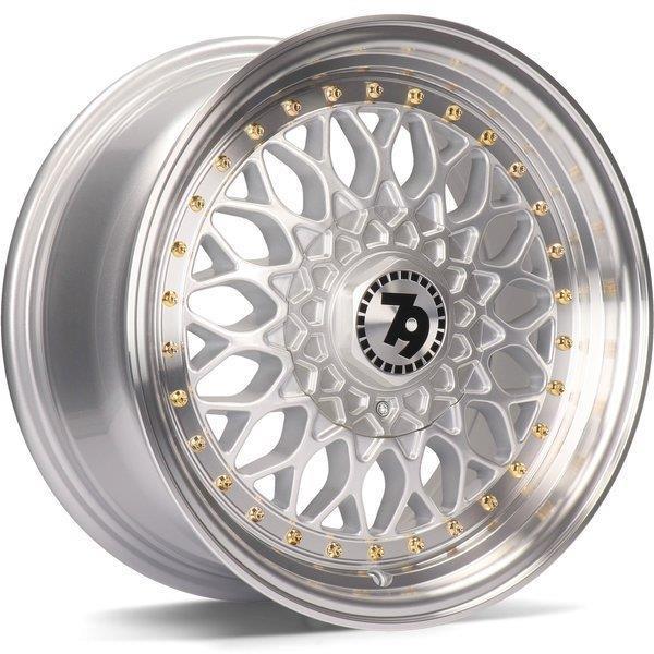 SV-E Silver Lip Polished 7,5x17 5/112 ET35 CB72,6 60° - Alumiinivanteet - 313818 - 1