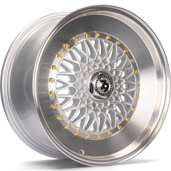 SV-F Silver Front Polished 8x17 5/112/114,3 ET30 CB72.6 60° - Alumiinivanteet - 336278 - 1