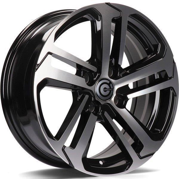 Toulouse Black Front Polished 6,5x16 4/108 ET20 CB65,1 60° - Alumiinivanteet - 313678 - 1
