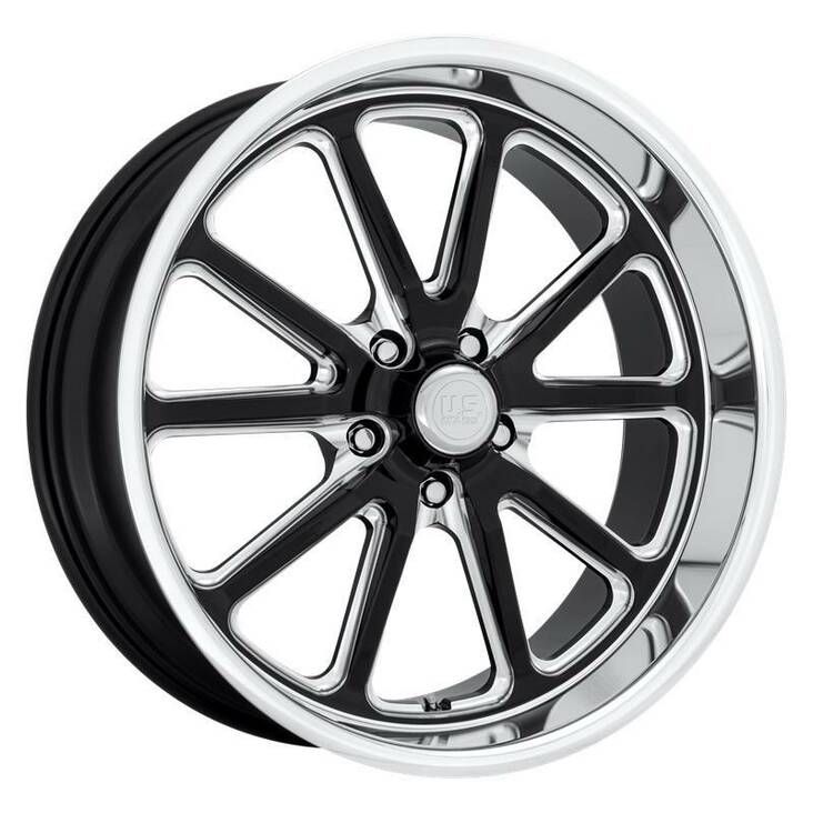 UC117 GLOSS BLACK MILLED 9,5x20 5/127 ET1 CB78.1 60° - Alumiinivanteet - 250788 - 1
