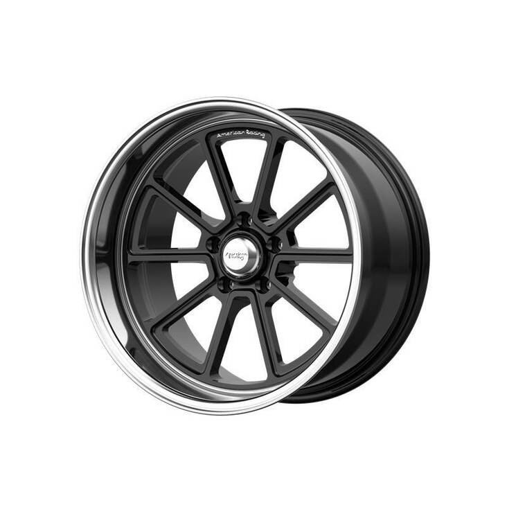 VN510 DRAFT GLOSS BLACK W/ DIAMOND CUT LIP 10x20 5/127 ET6 CB78.3 60° - Alumiinivanteet - 288308 - 1