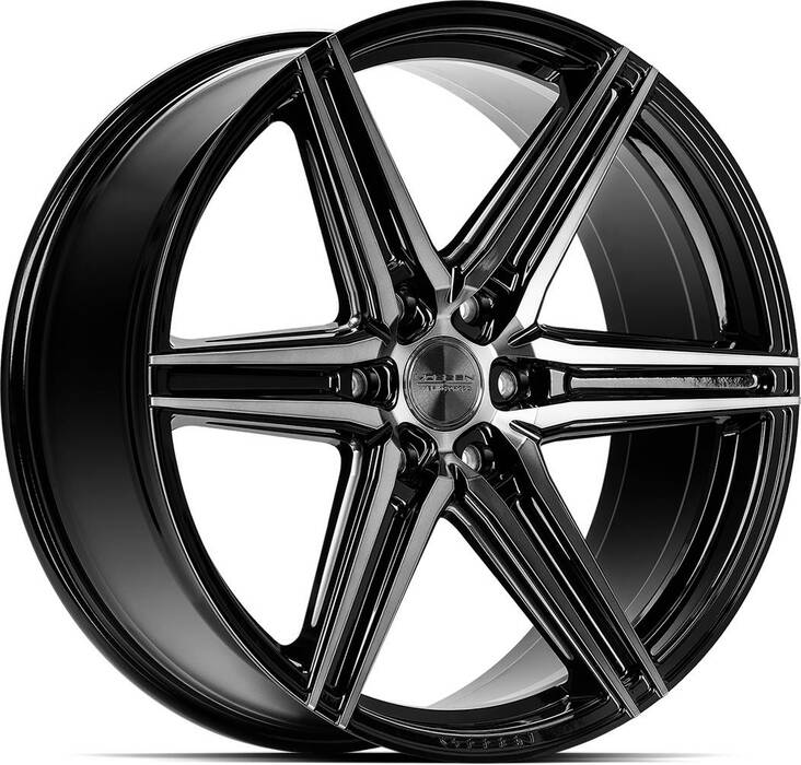 VOSSEN HF6.2 Tinted Gloss Black 9,5x22 6/139,7 ET20 CB106.1 60° - Alumiinivanteet - 284098 - 1
