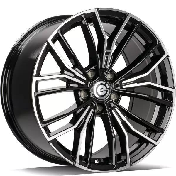 Yankee Black Front Polished 8x19 5/112 ET28 CB66,5 60° - Alumiinivanteet - 323318 - 1