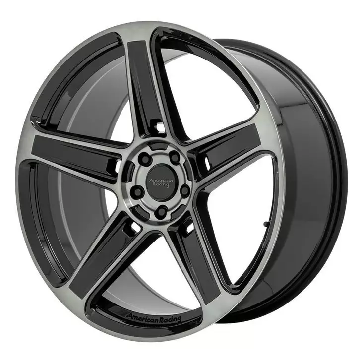 AR936 Gloss Black With Gray Tint 10,5x20 5/115 ET22 CB72,6 60° - Alumiinivanteet - 277178 - 1