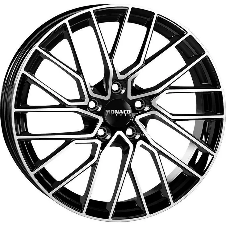 GP11 Black Polished 8x18 5/112 ET35 60° - Alumiinivanteet - 360558 - 1