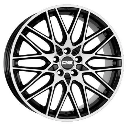 C25 Black Polished 7x17 4/108 ET38 60° - Alumiinivanteet - 360868 - 1