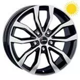 UTECA Gloss Black Polished 8x18 5/114,3 ET45 CB70,0 60° - Alumiinivanteet - 360998 - 1