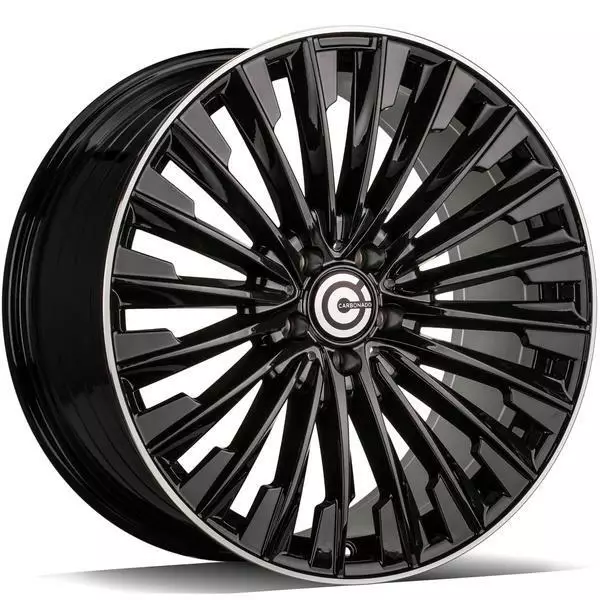 Action Black Glossy Lip Polished 8x18 5/112 ET45 CB66.6 60° - Alumiinivanteet - 372948 - 1