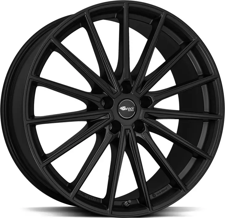BROCK B43 Satin Black Matt 7,5x20 5/114,3 ET40 CB60.1 60° - Alumiinivanteet - 338978 - 1