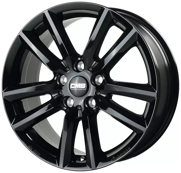 CMS C27 Complete Black Gloss 7x17 5/108 ET46 CB65,1 Flat - Alumiinivanteet - 346478 - 1