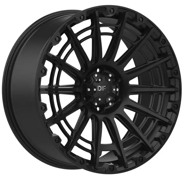 D56 Flatblack 9x20 6/135 ET25 CB87.1 60° - Alumiinivanteet - 357728 - 1