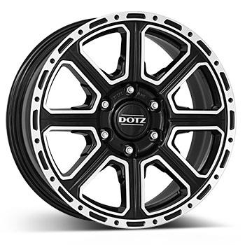 DOTZ Kalahari dark 8x18 6/139,7 ET34 CB100,1 60° - Alumiinivanteet - 304108 - 1
