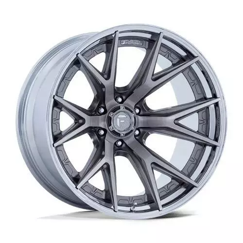 FC402 CATALYST PLATINUM W/ CHROME LIP 12x22 8/165,1 ET-44 CB125.1 60° - Alumiinivanteet - 353928 - 1