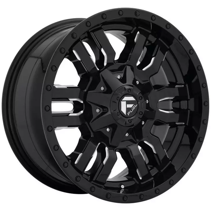FC595 GLOSS BLACK MILLED 9x20 5/139,7/150 ET20 CB110,1 60° - Alumiinivanteet - 252258 - 1