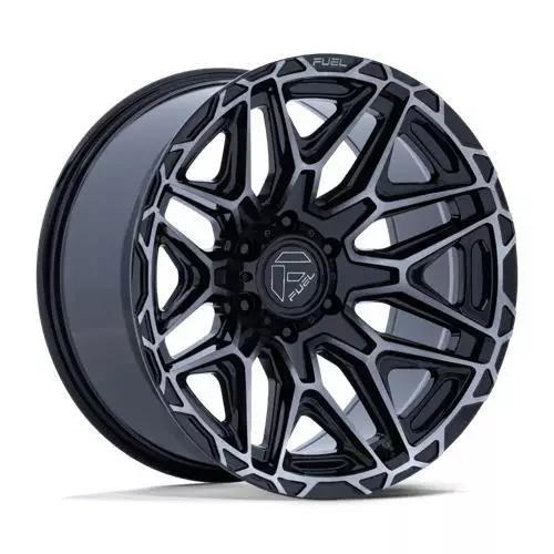 FC885 INJECTOR GLOSS BLACK MACHINED FACE W/ DARK T 10x20 6x135 ET-18 CB87.1 60° 1202 kg - Alumiinivanteet - 358308 - 1